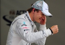 Rosberg logra su primera pole