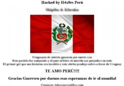 Hackers "colgaron" bandera peruana en web del Estado uruguayo