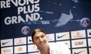 El PSG present� a Zlatan Ibrahimovic