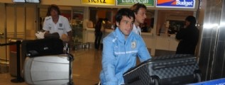 Los jugadores llegaron para entrenar