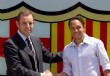 Adriano Correira firm� con el Barcelona