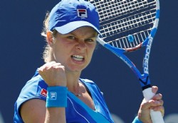 Kim Clijsters a cuartos de final