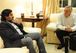 Maradona busca apoyo "K" para volver a la selecci�n