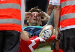 Messi sufre una distensi�n de ligamentos