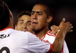 River le gan� a Boca con gol de Maidana