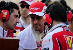 El di�logo entre Ferrari y Alonso evidenci� el error