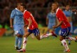 Una noche negra de  la celeste ante la roja