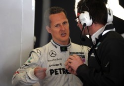 Schumacher se quej� de su auto