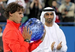 Nadal marc� la cancha ya de arranque