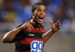 Ronaldinho debut� en las redes con el Flamengo