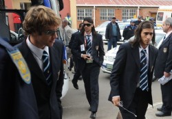 Salieron m�s tarde y a Cavani lo encuentran reci�n en Dubl�n