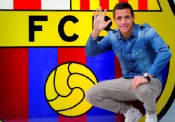Alexis Snchez fue presentado en el Barcelona