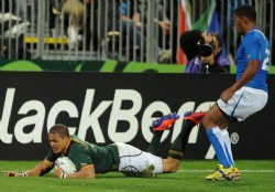 Los Springboks se lucieron