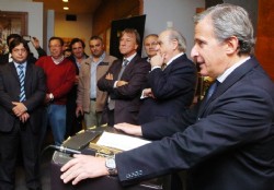 Agradeci� la adhesi�n a los festejos