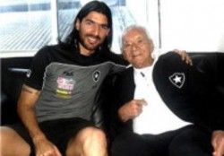 El "Loco" estuvo con una gloria de Brasil