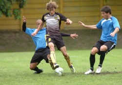 El puntero hizo f�tbol y qued� pronto