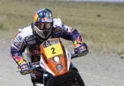 El franc�s Cyril Despres lidera en motos