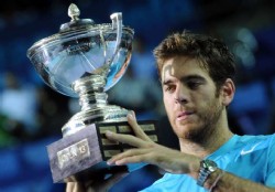 Del Potro se qued con su primero en pista cubierta
