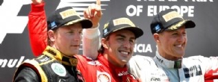 Alonso dio una lecci�n en Valencia