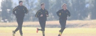 Aureliano y Olivera en las gateras