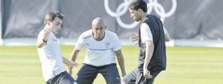 Emiliano Alb�n siempre va al frente