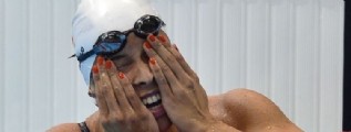 Naranja dulce en la piscina