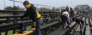 La hinchada aurinegra es una pintura